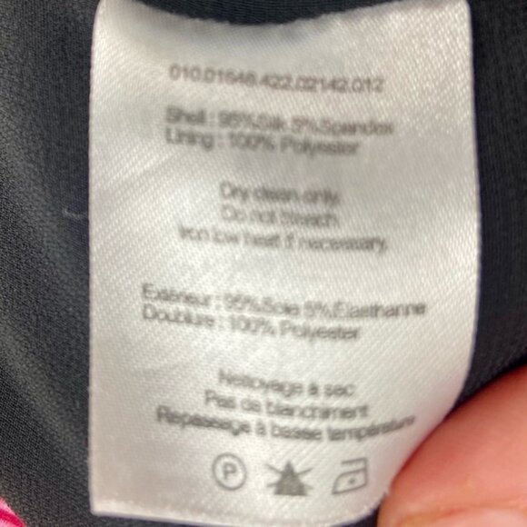 RIXO FLORALPRINTED EMPIRE MINI DRESS WITH GLITTER M - Picture 12 of 14